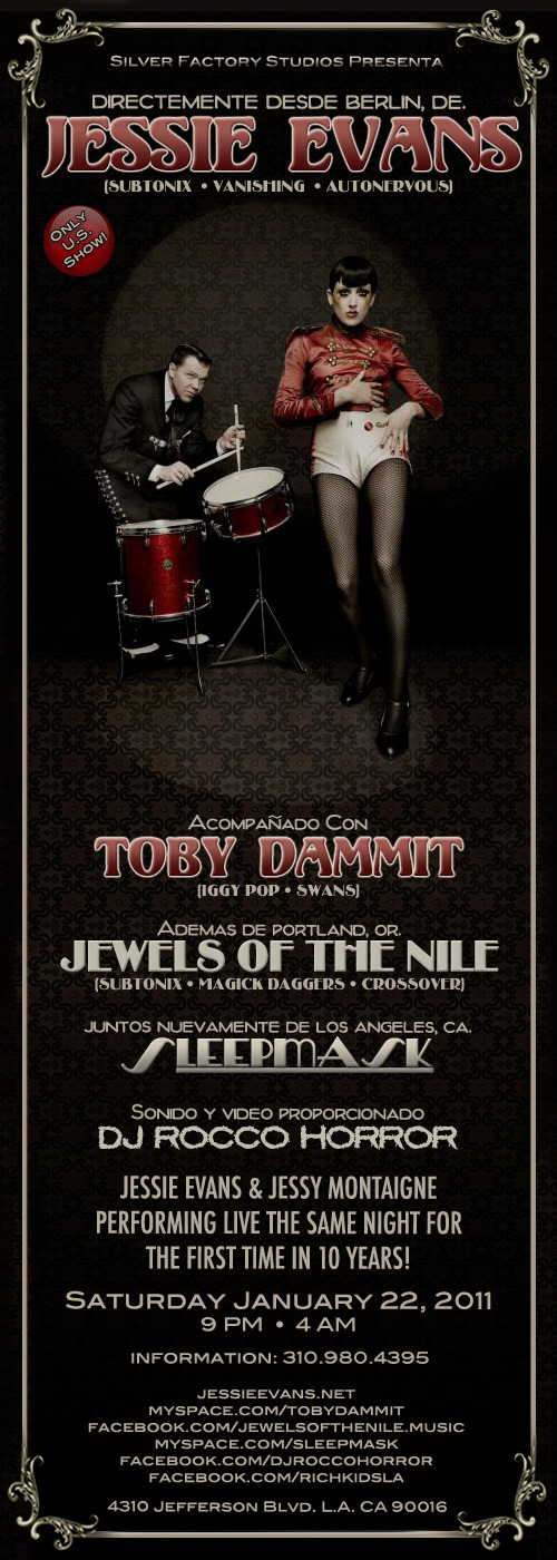 Toby Dammit Tours 2011